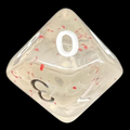 TDSO Particles Blossom Snowfall D10 Dice