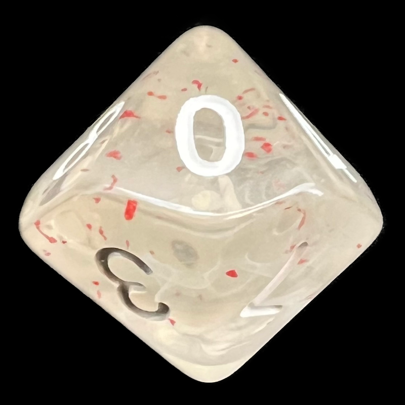 TDSO Particles Blossom Snowfall D10 Dice