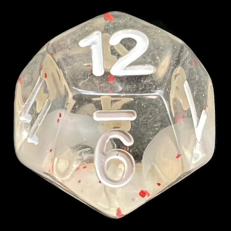 TDSO Particles Blossom Snowfall D12 Dice