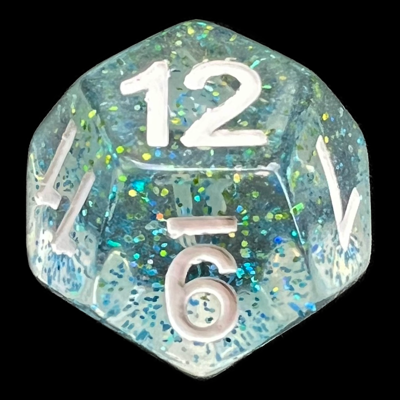 TDSO Particles Blue Danube D12 Dice