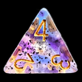 TDSO Particles Violet Sulfur D4 Dice