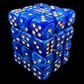 TDSO Pearl Blue & Gold 36 x D6 Dice Set