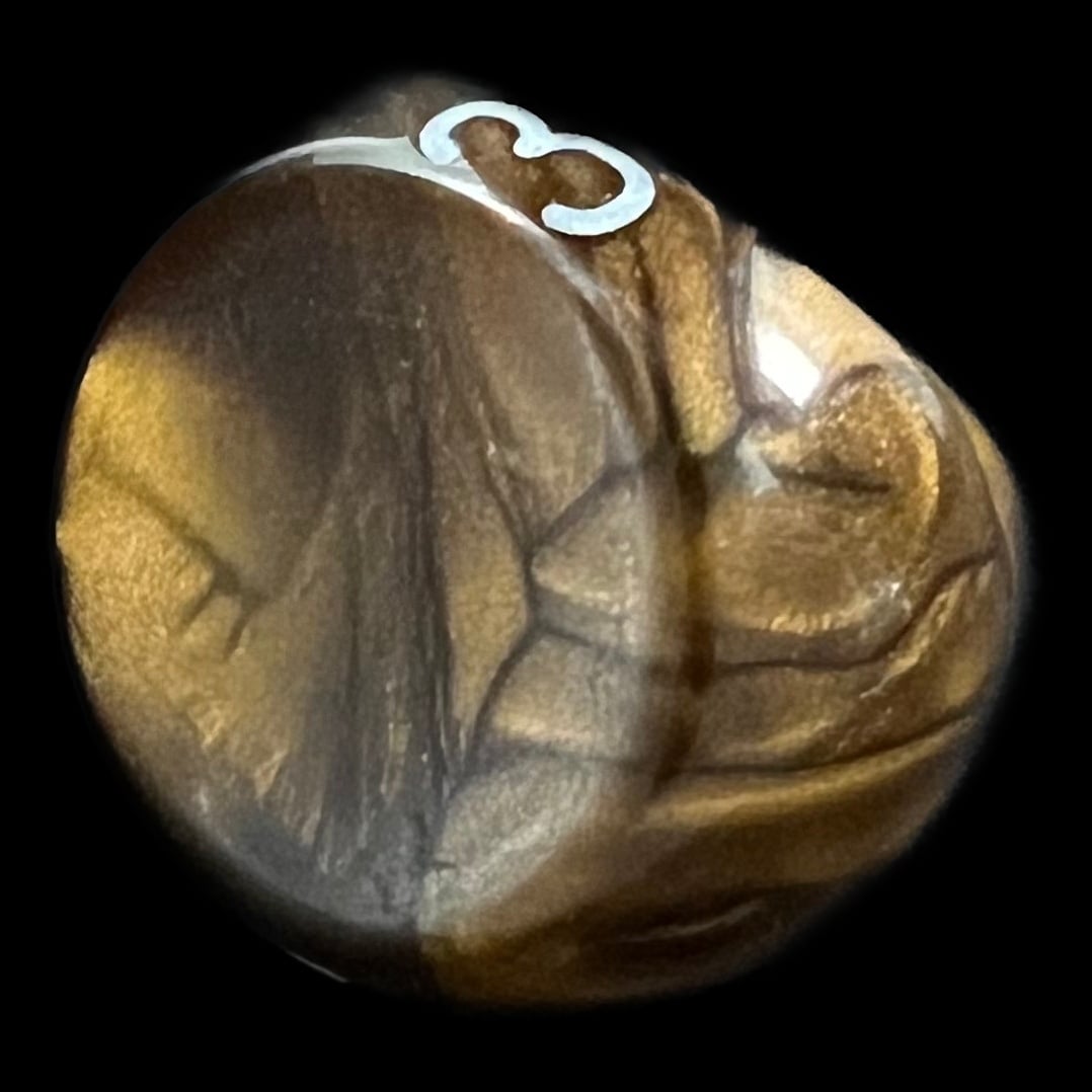 TDSO Pearl Gold & Silver Top Read D3 Dice