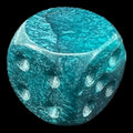 TDSO Pearl Green Blank Faced Uninked D6 Spot Dice
