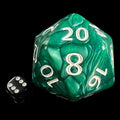 TDSO Pearl Green & White MASSIVE 55mm TITAN D20 Dice