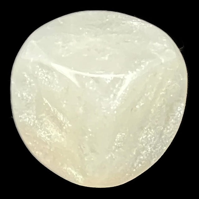 TDSO Pearl Iridescent Blank White 16mm 12 x D6 Dice Set