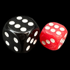 TDSO Pearl Red & White 36 x D6 Dice Set