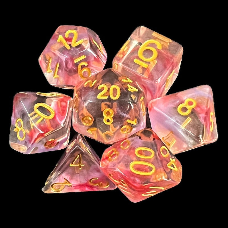TDSO Pearl Swirl Clematis 7 Dice Polyset