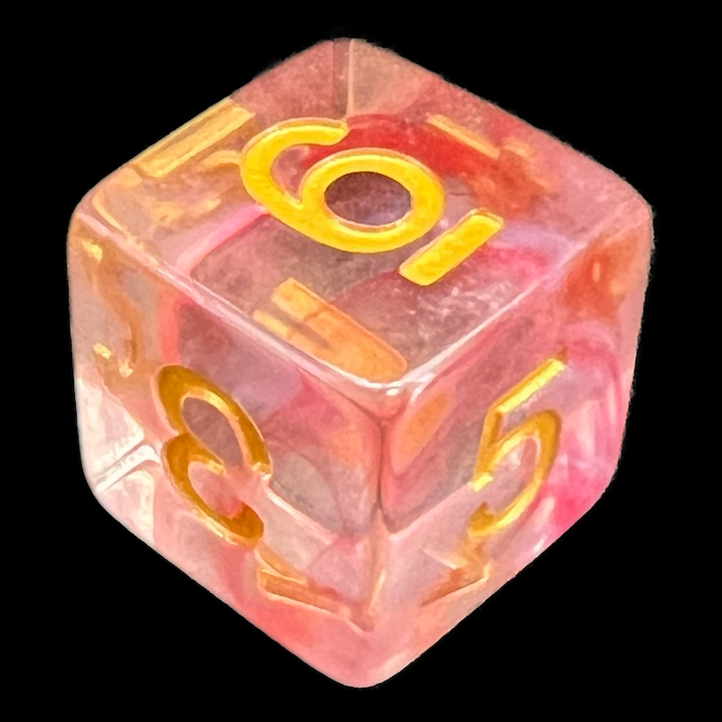 TDSO Pearl Swirl Clematis D6 Dice