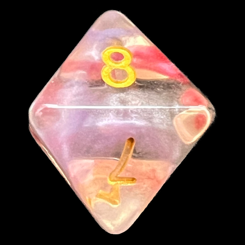 TDSO Pearl Swirl Clematis D8 Dice