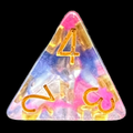 TDSO Pearl Swirl Daybreak D4 Dice