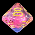 TDSO Pearl Swirl Daybreak Percentile Dice