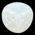 TDSO Pearl White Blank Faced Uninked D6 Spot Dice