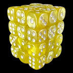TDSO Pearl Yellow & White 36 x D6 Dice Set