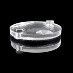TDSO Pocket Acrylic Dice Coin - D6 Dice - Black