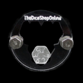 TDSO Pocket Acrylic Dice Coin - D6 Dice - Black