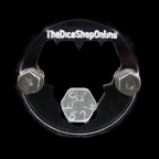 TDSO Pocket Acrylic Dice Coin - D6 Dice - Black