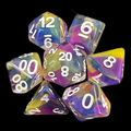 TDSO Ribbon Evil Spell 7 Dice Polyset
