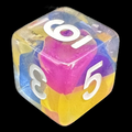 TDSO Ribbon Evil Spell D6 Dice