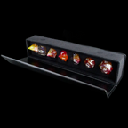 TDSO Sharp Edge Flame 7 Dice Polyset + Case