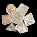 TDSO Shimmer Green & Bronze 7 Dice Polyset