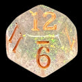 TDSO Shimmer Green & Bronze D12 Dice