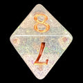 TDSO Shimmer Green & Bronze D8 Dice