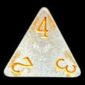 TDSO Shimmer Pink & Gold D4 Dice