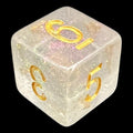 TDSO Shimmer Pink & Gold D6 Dice