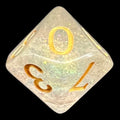TDSO Shimmer Rose & Gold D10 Dice