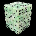 TDSO Silk Green With Black 36 x D6 Dice Set