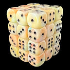 TDSO Silk Yellow Orange Blue 36 x D6 Dice Set