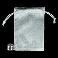 HALF PRICE TDSO Small Mithril Super Soft Touch Dice Bag