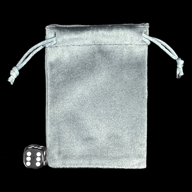 HALF PRICE TDSO Small Mithril Super Soft Touch Dice Bag