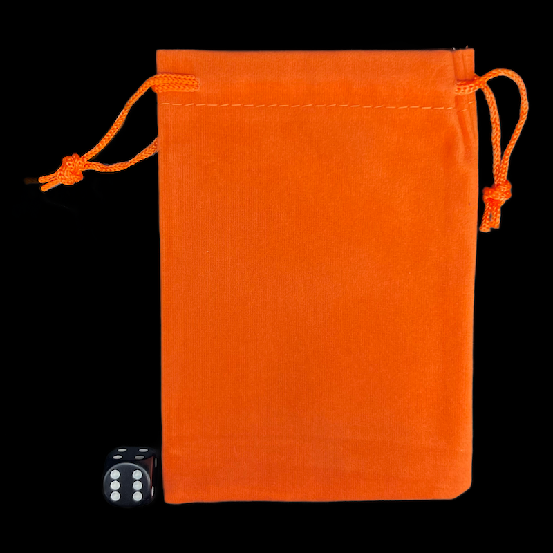HALF PRICE TDSO Small Burnt Orange Soft Touch Dice Bag