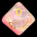 TDSO Snow Globe Glitter Cherry Blossom Pink D10 Dice