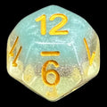 TDSO Snow Globe Glitter Snowflake D12 Dice