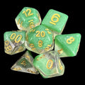 TDSO Snow Globe Glitter Spring Dew 7 Dice Polyset