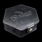 TDSO Black Leatherette Dice Spinner / Dice Padded Storage Case