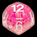 TDSO Sprinkles Pink Pearls D12 Dice