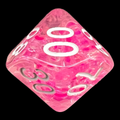 TDSO Sprinkles Pink Pearls Percentile Dice