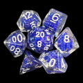 TDSO Sprinkles Purple Pearls 7 Dice Polyset