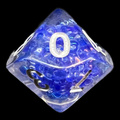 TDSO Sprinkles Purple Pearls D10 Dice
