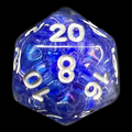 TDSO Sprinkles Purple Pearls D20 Dice
