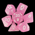 TDSO Translucent Glitter Baby Pink 7 Dice Polyset