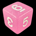 TDSO Translucent Glitter Baby Pink D6 Dice
