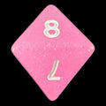 TDSO Translucent Glitter Baby Pink D8 Dice
