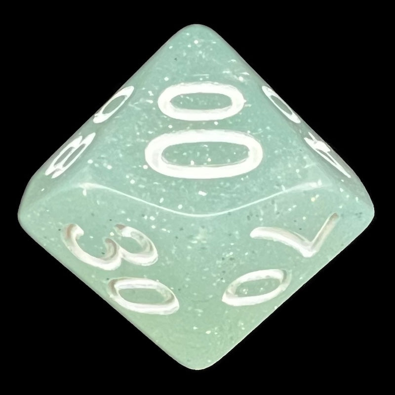 TDSO Translucent Glitter Sea Percentile Dice