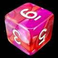 TDSO Trio Gold Pink & Purple D6 Dice