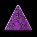 TDSO Gemstone Turquoise Synthetic Purple & Black D4 Dice